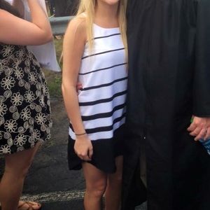 B.B. Dakota Black and White Dress